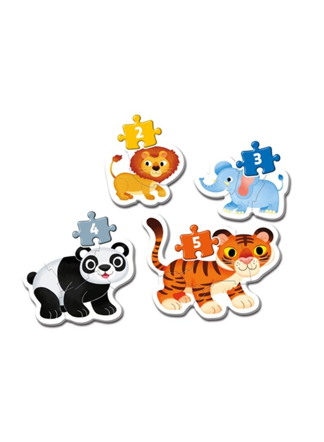 Clementoni 14-Piece My First Puzzle Wild Animals - Image 2