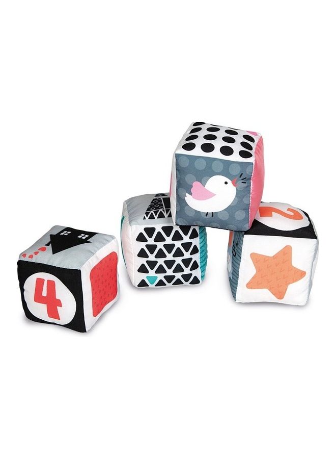 Clementoni - 4-Piece Soft Activity Blocks 9.00x20.00x22.00cm - Image 1
