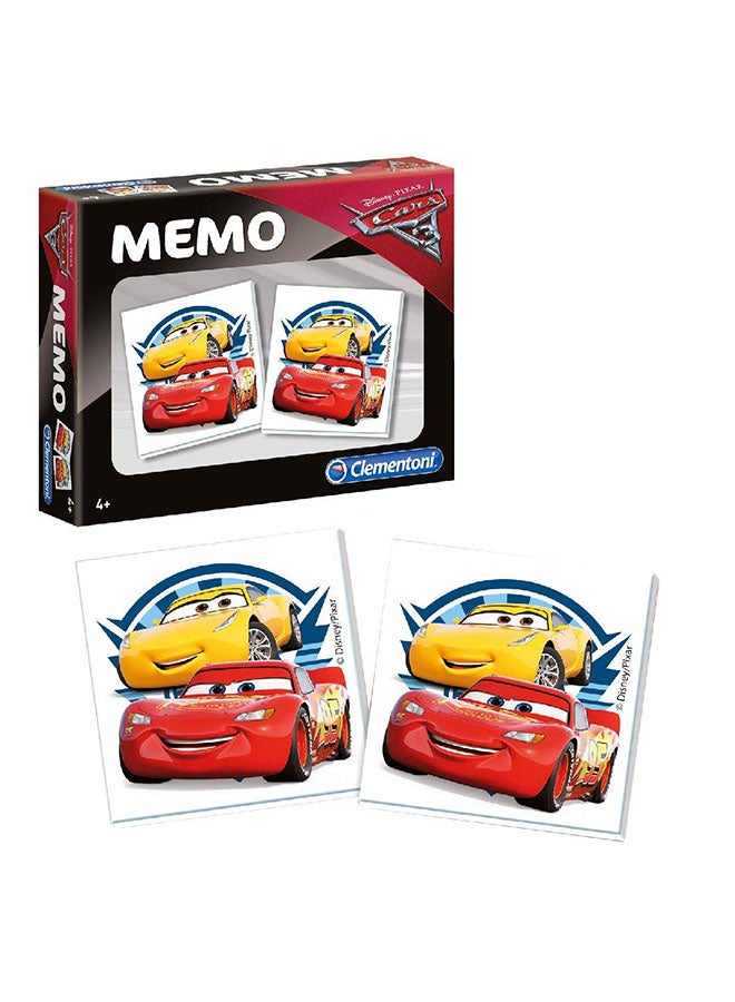 كلمينتوني لعبة بطاقات الذاكرة بتصميم مستوحى من فيلم "Cars 3" مكونة من 48 قطعة 20x15x3.9سم - Image 2