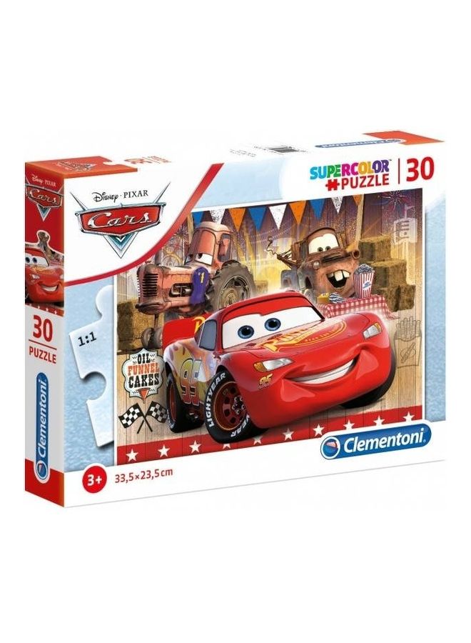 كلمينتوني أحجية تركيب الصور بتصميم فيلم ديزني Cars من 30 قطعة - Image 1