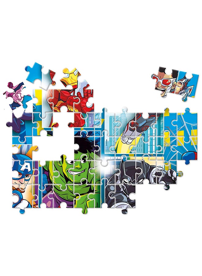 كلمينتوني أحجية قطع تركيب بتصميم الأبطال الخارقين من 30 قطعة - Image 3