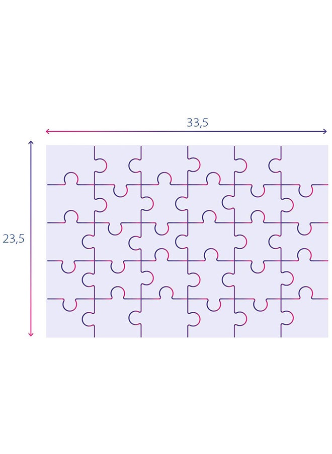 كلمينتوني أحجية قطع تركيب بتصميم الأبطال الخارقين من 30 قطعة - Image 4