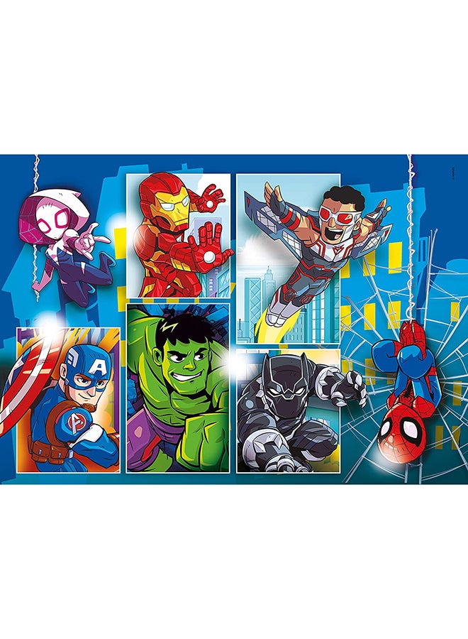 كلمينتوني أحجيات قطع تركيب سوبر هيرو من 30 قطعة - Image 2