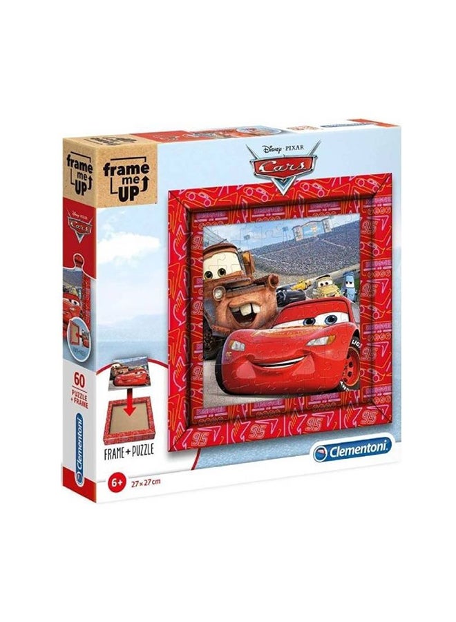 Clementoni 60-Piece Frame Me Up Cars Puzzle  - Image 1