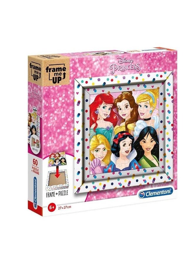 Clementoni 60-Piece Frame Me Up Princess Puzzle  - Image 1