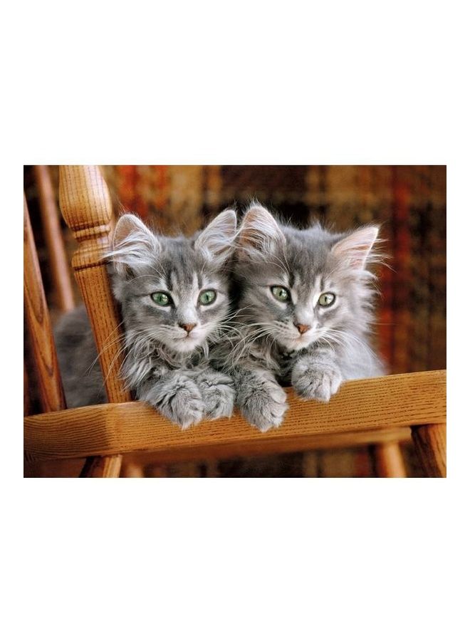 كلمينتوني أحجية قطع تركيب هاي كواليتي كولكشن على شكل قطط صغيرة من 500 قطعة - Image 2