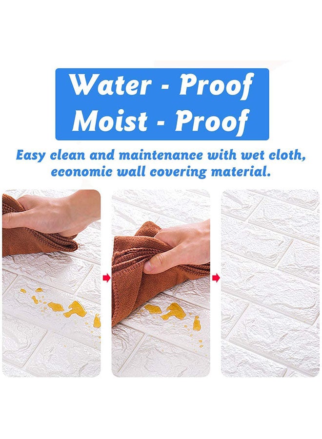 Cool Baby 10-Piece 3D Wall Stickers White - Image 4