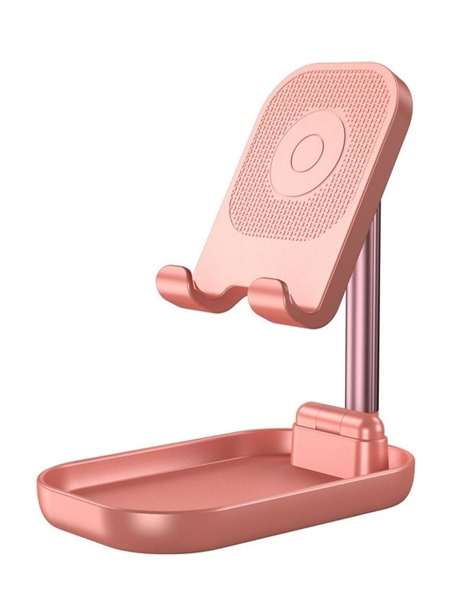 Portable Mobile Phone Tablet Desktop Holder Pink - Image 1