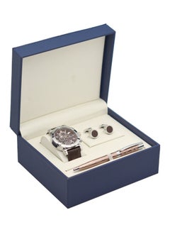 Men's Stylish Analog Digital Wrist Watch with Gift Set