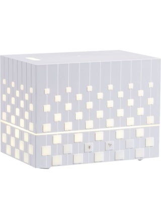 Ultrasonic Aroma Diffuser Humidifier Cube White 16x12x11cm - v1626349617/N49174222A_1