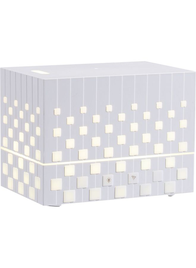 Generic Ultrasonic Aroma Diffuser Humidifier Cube White 16x12x11cm  - Image 1
