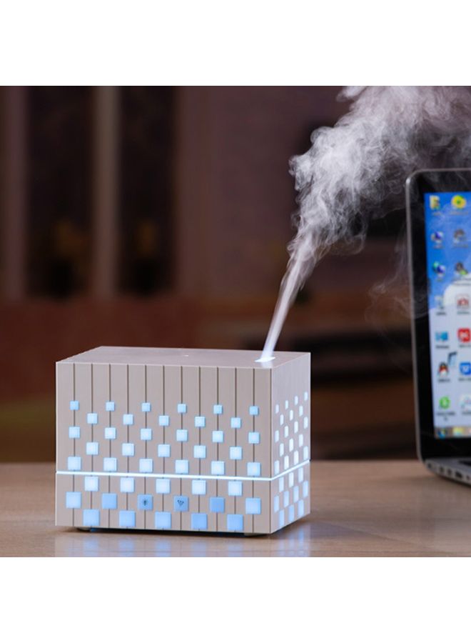 Generic Ultrasonic Aroma Diffuser Humidifier Cube White 16x12x11cm  - Image 3