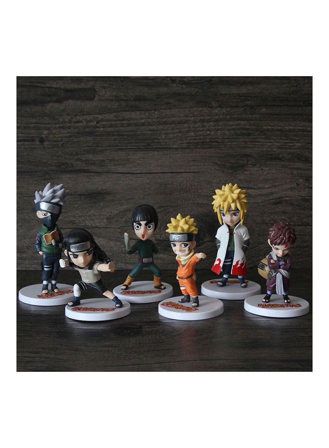 6-Piece Anime Action Model Naruto Sasuke Design - Image 2