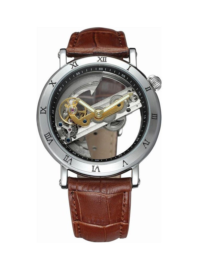 FORSINING - Men's Automatic Mechanical Watch - 36 mm - Brown - Image 1