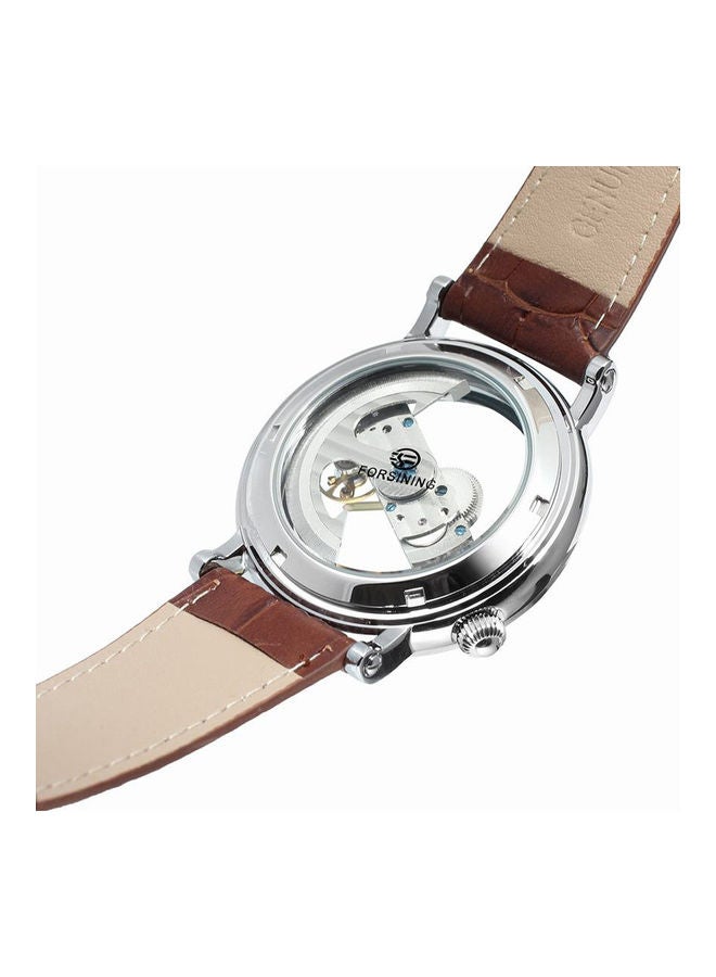 FORSINING - Men's Automatic Mechanical Watch - 36 mm - Brown - Image 1