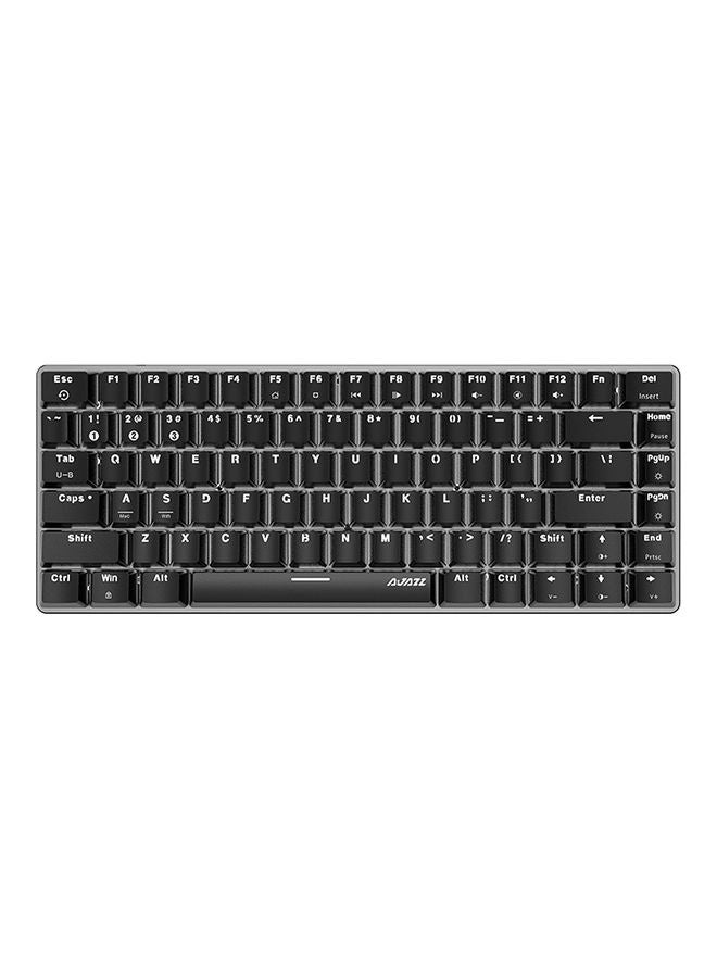Ajazz - 82-Keys PBT Pudding Keycaps for Mechanical Keyboard Black - Image 1