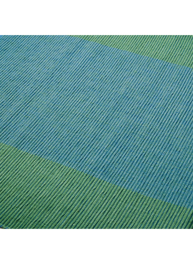 Dream Decor 2-Piece Checked Pattern Kitchen Ribbed Blue/Green 33x48cm - Image 4