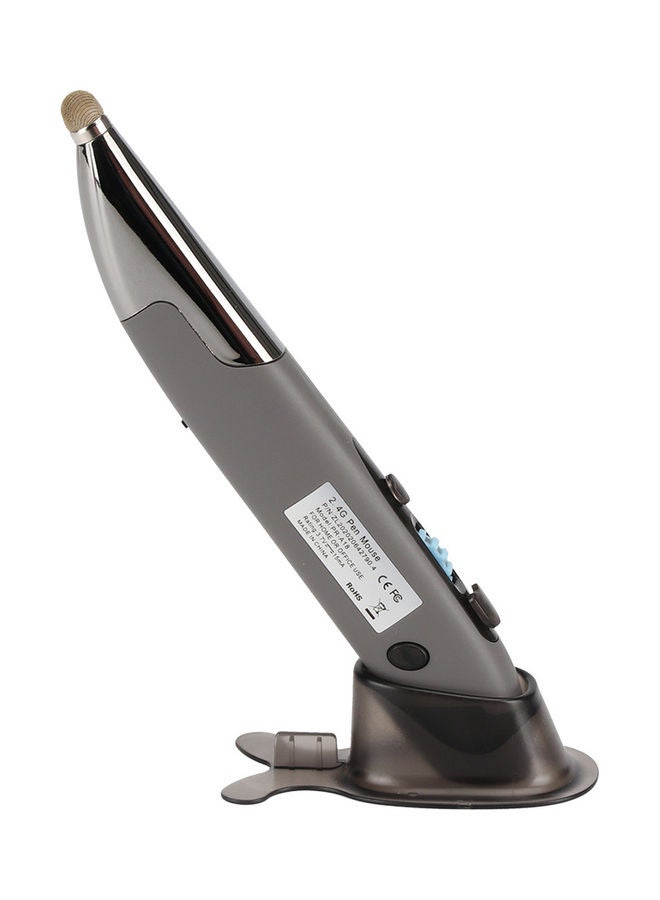 Wireless Rechargeable Pocket Pen Mouse Grey - Image 2