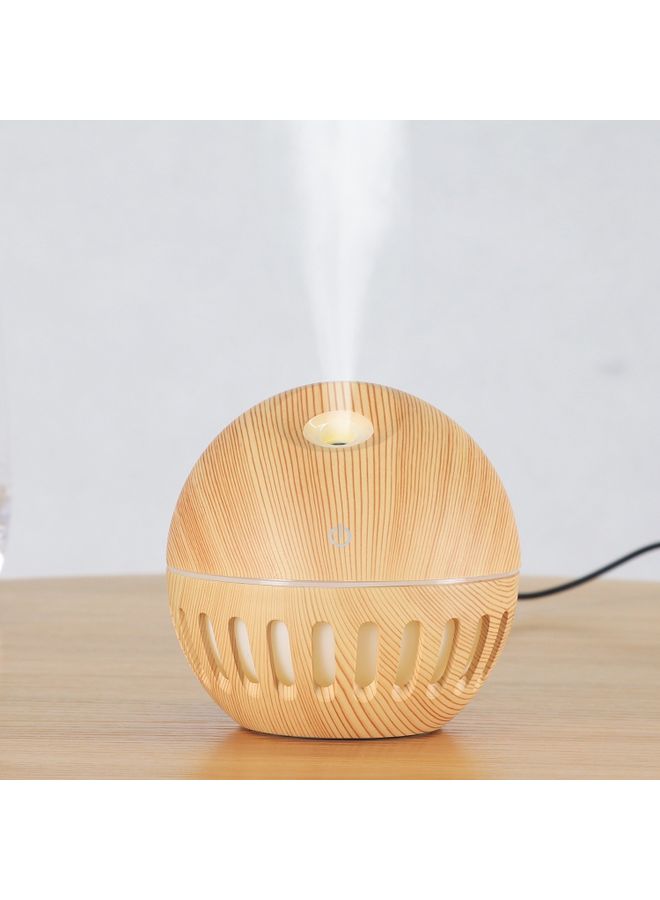 Aromatherapy Essential Oil Diffuser Humidifier Light Brown 10.5x10x10cm - Image 5