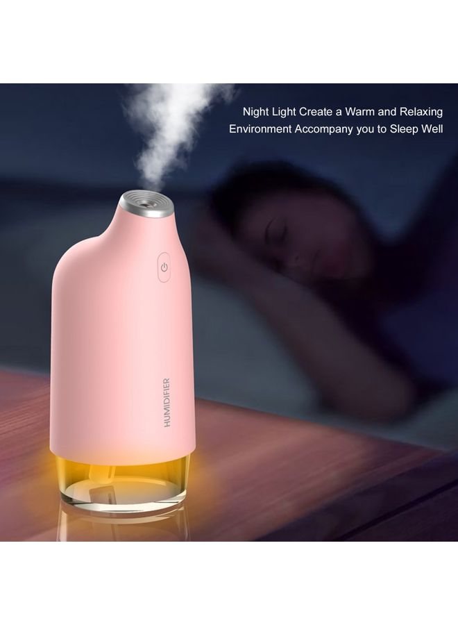 Generic - Humidifier With Night Light Mist White 16.5x7.8x7.8cm - Image 1