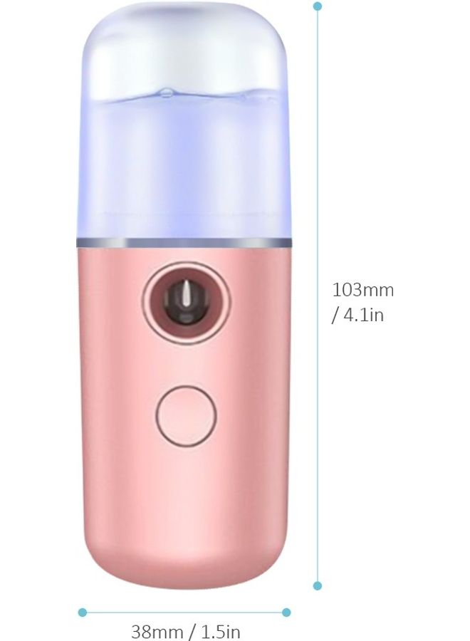 Generic Nano Mist Sprayer Handheld Portable Pink 4.1x1.5inch  - Image 3