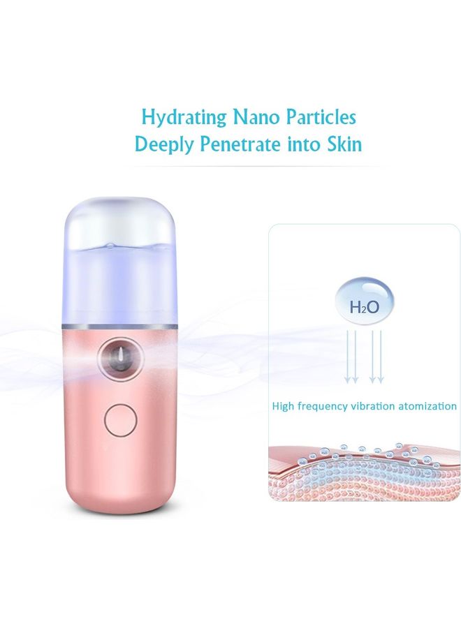 Generic Nano Mist Sprayer Handheld Portable Pink 4.1x1.5inch  - Image 5