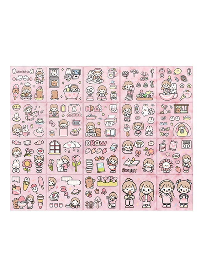 20-pieces Waterproof Kids Sticker For Mug Tea Cup