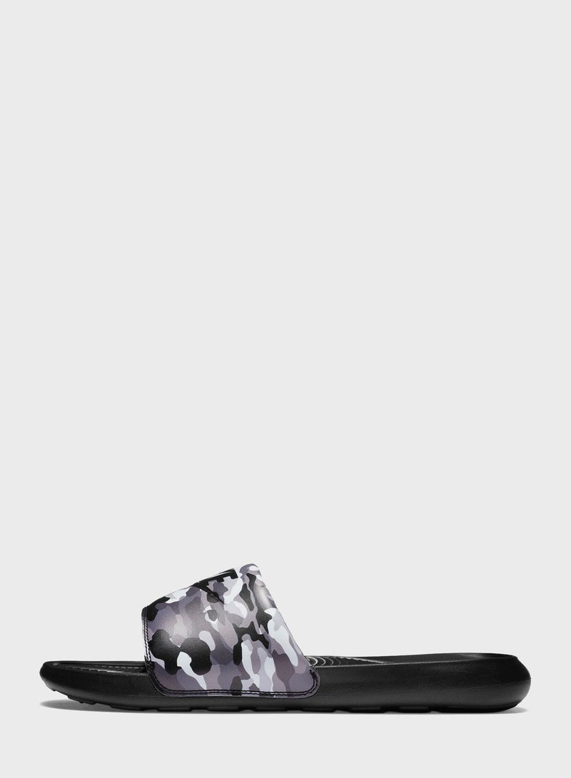 Nike Victori One Printed Slides Black  - Image 2