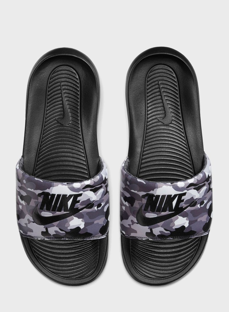 Nike Victori One Printed Slides Black  - Image 4