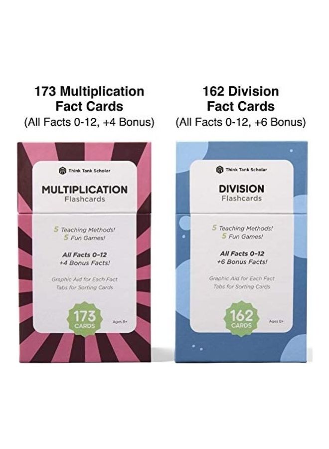 Think Tank Scholar 335-Count Multiplication and Division Flash Cards  - Image 2