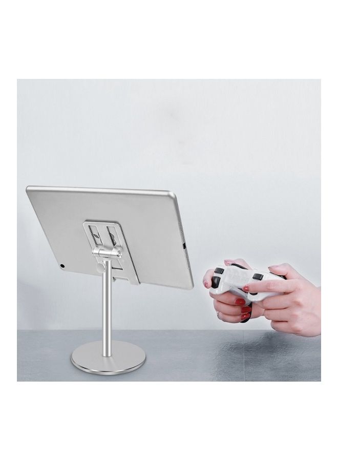 حامل تابلت قابل للتعديل وردي-فضي - Image 5