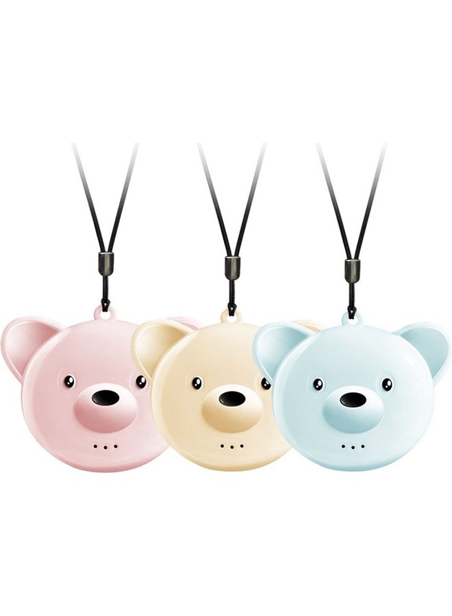Generic Portable Air Purifier Mini Bear Wearable Pink 6.5x4.7x2.2cm  - Image 4