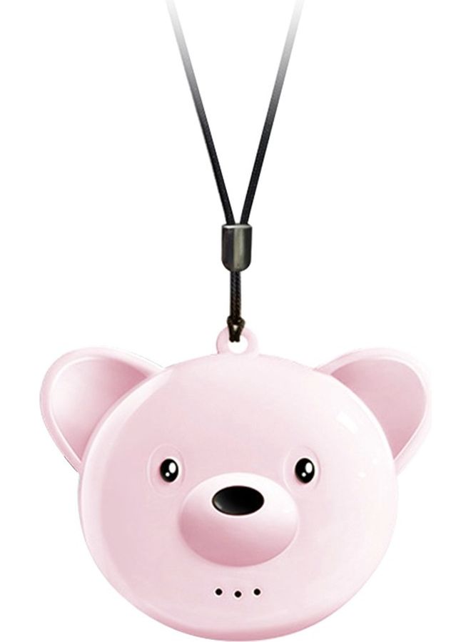Generic Portable Air Purifier Mini Bear Wearable Pink 6.5x4.7x2.2cm  - Image 1