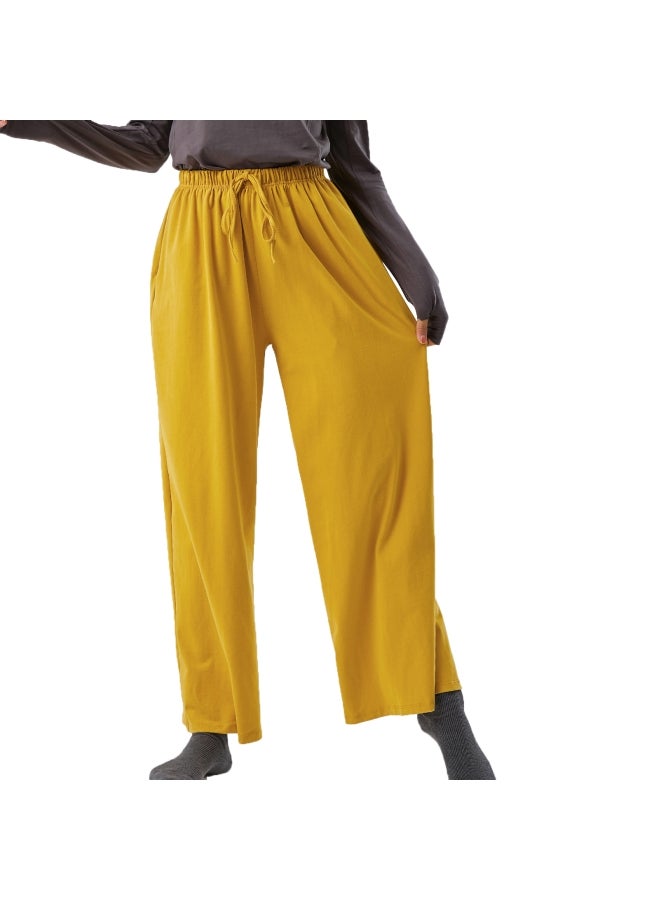 Generic Women Cotton Wide Leg Sweatpants - Image 1