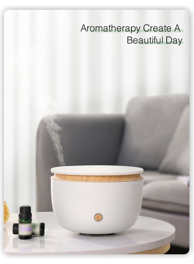 Generic Wireless Oil Diffuser Air Humidifier White 18.6x18.6x14.3cm  - Image 2
