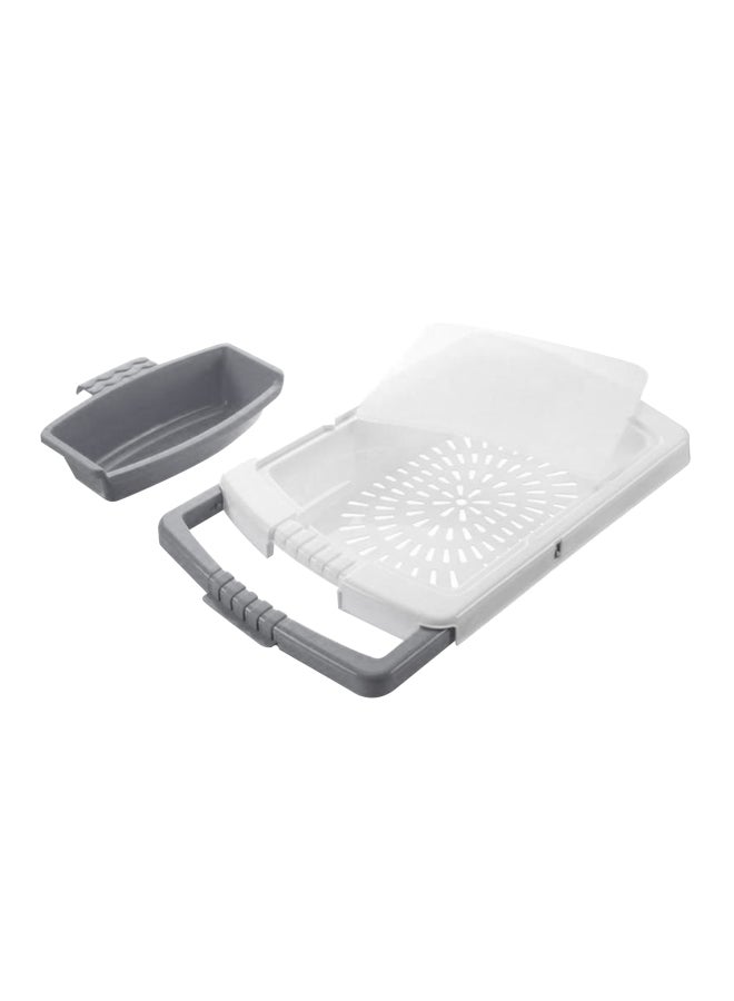 AIWANTO 3 In 1 Cutting Board White/Grey 48cm - Image 2