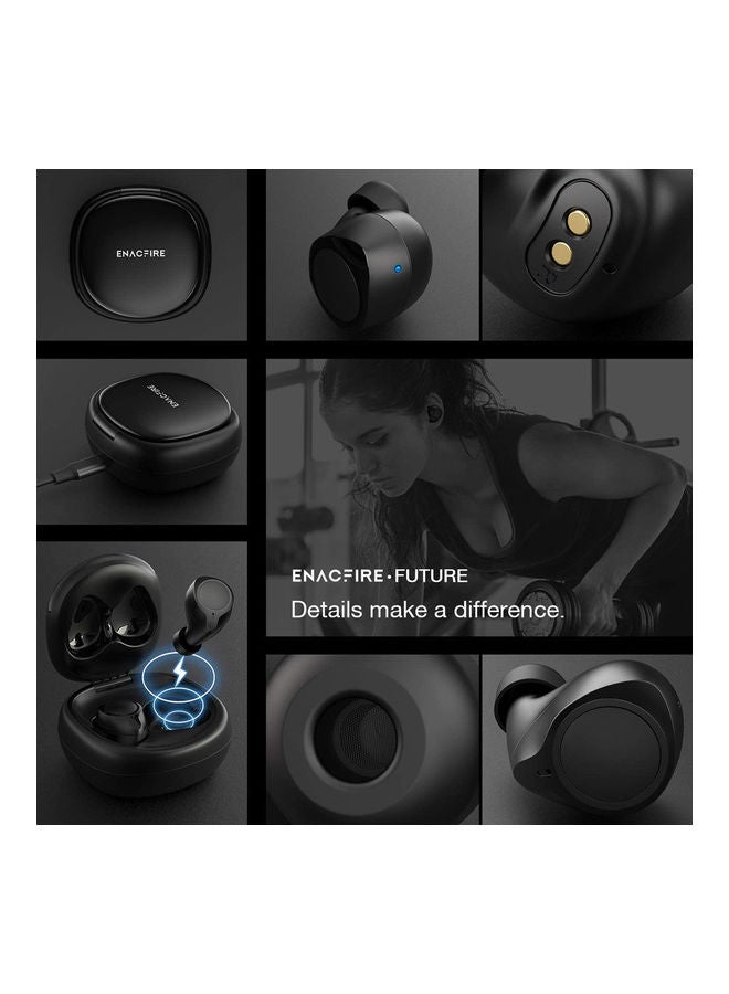 ENACFIRE - Future Wireless Earbuds Black - Image 1