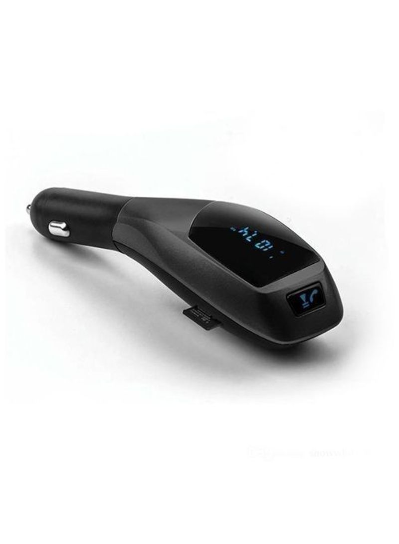 X5 Bluetooth Car Kit Mp3 Player Wireless USB TF Charger - Black