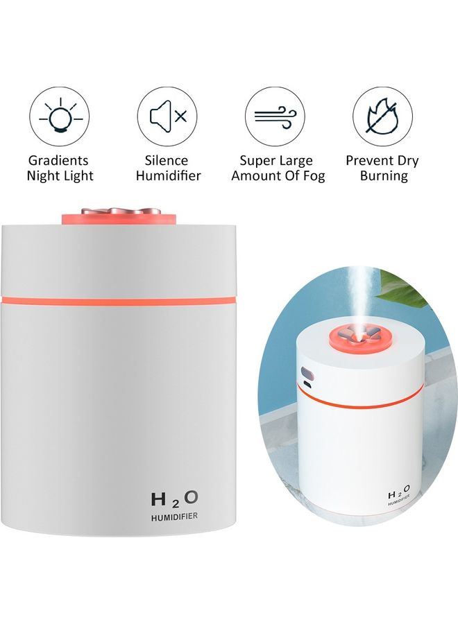 Generic Mini Humidifier Mist Air Purifier White 11x7.7x7.7cm  - Image 1