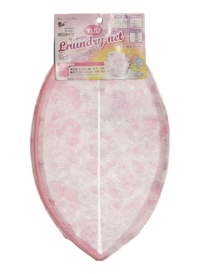 Generic - Mesh Washing Machine Bag Pink/White - Image 1