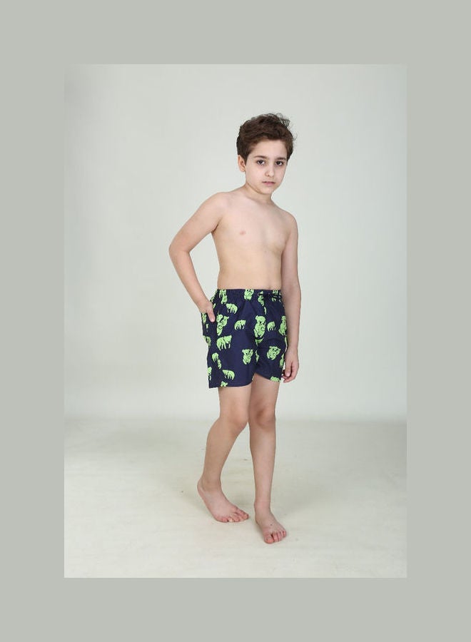 Pavone Elephants Pattern Swim Short Multicolour  - Image 3