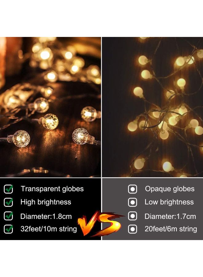 ZENHOME 100-LED String Lights with Remote Control Warm White - Image 2