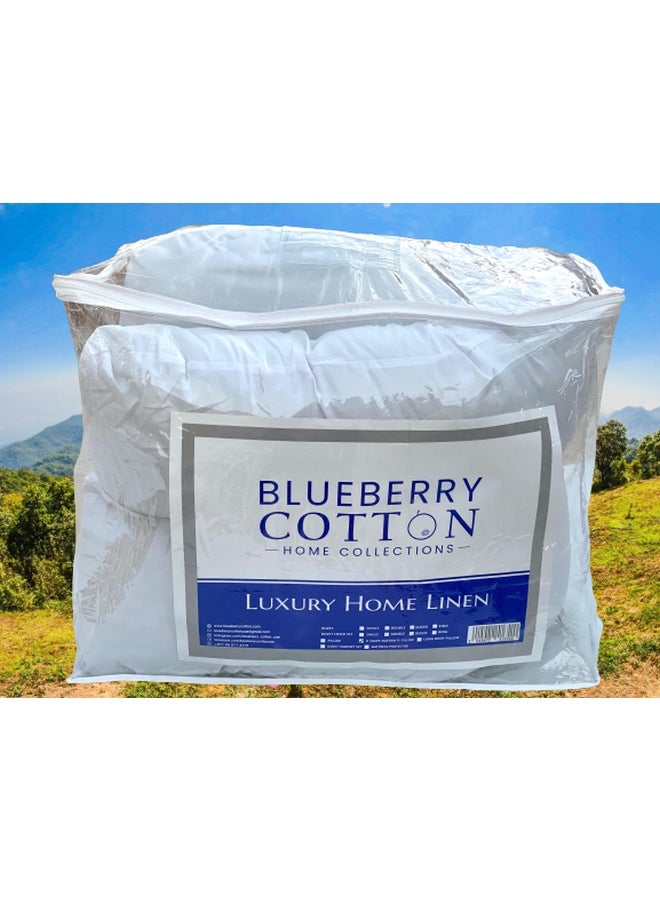 Blueberry - Body Pillow Cotton White 130X70cm - Image 1