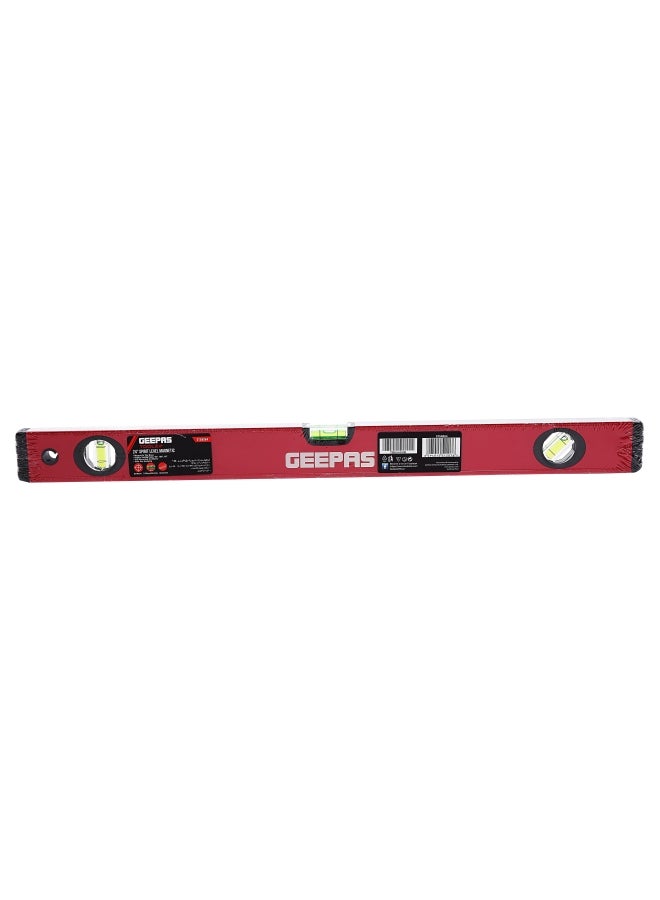 Heavy-Duty Magnetic Torpedo With 3 Level Bubbles Red/Black 24inch - v1626368808/N48991630A_6