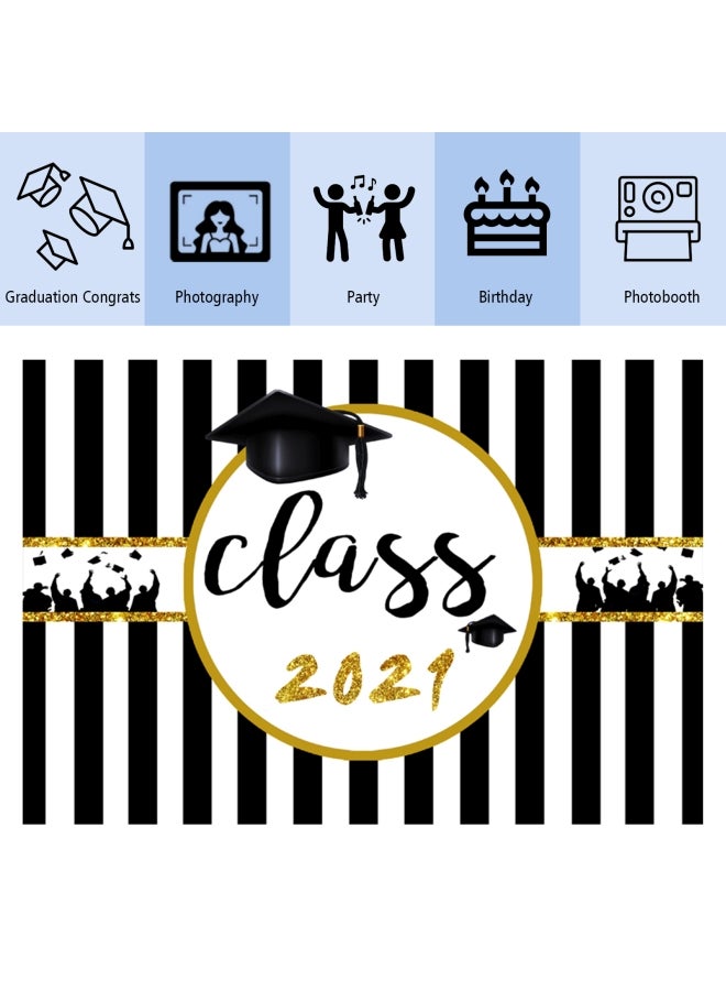 Generic - Class Graduation Photography Background Multicolour - Image 1