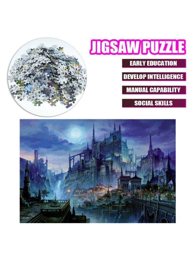 مجموعة لعبة ألغاز ماجيك كاسل مكونة من 1000 قطعة - Image 3