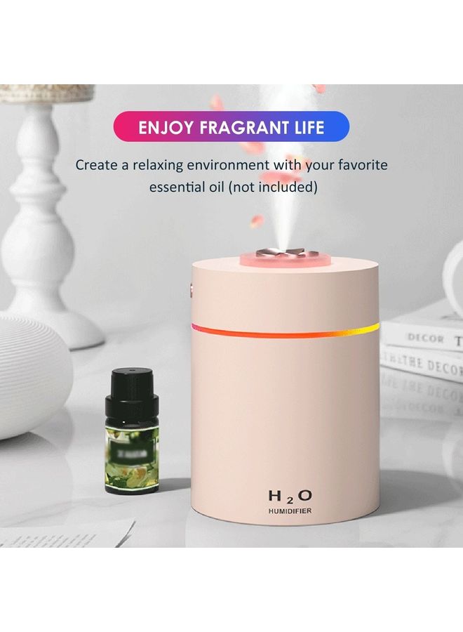 Generic - Mini Humidifier Mist Air Purifier Pink 11x7.7x7.7cm - Image 1