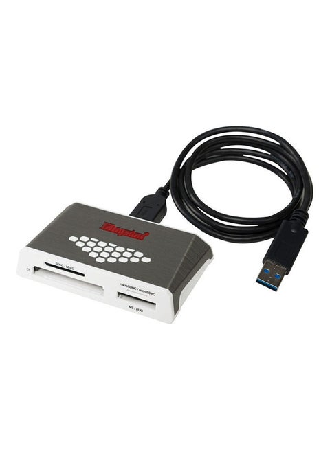 FCR-HS4 USB 3.0 High Speed Card Reader Grey/White