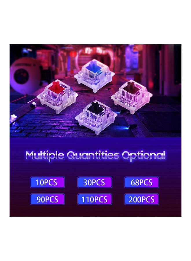 68-Piece General Mechanical Keyboard Shaft Switch Blue - Image 3