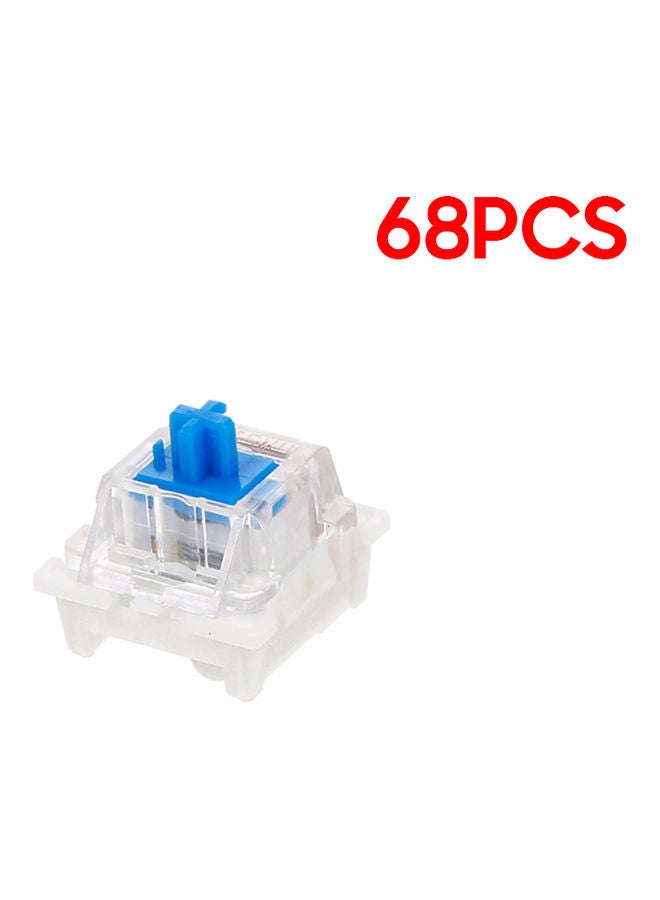 68-Piece General Mechanical Keyboard Shaft Switch Blue - Image 1